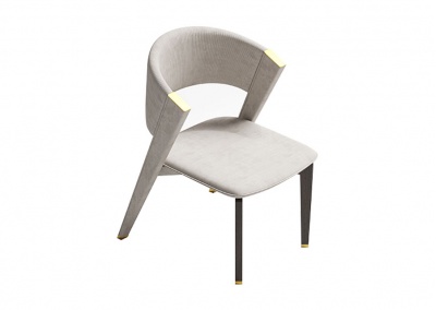 Fabric dining chair