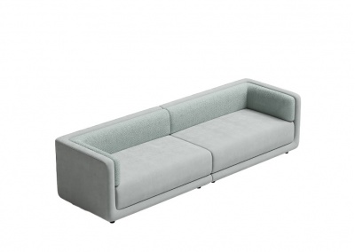 Fabric multi-seat sofa