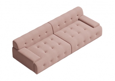 Fabric multi-seat sofa