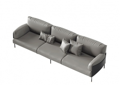 Advanced imitation leather multi-person sofa