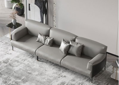 Advanced imitation leather multi-person sofa