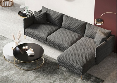 Fabric multi-seat sofa